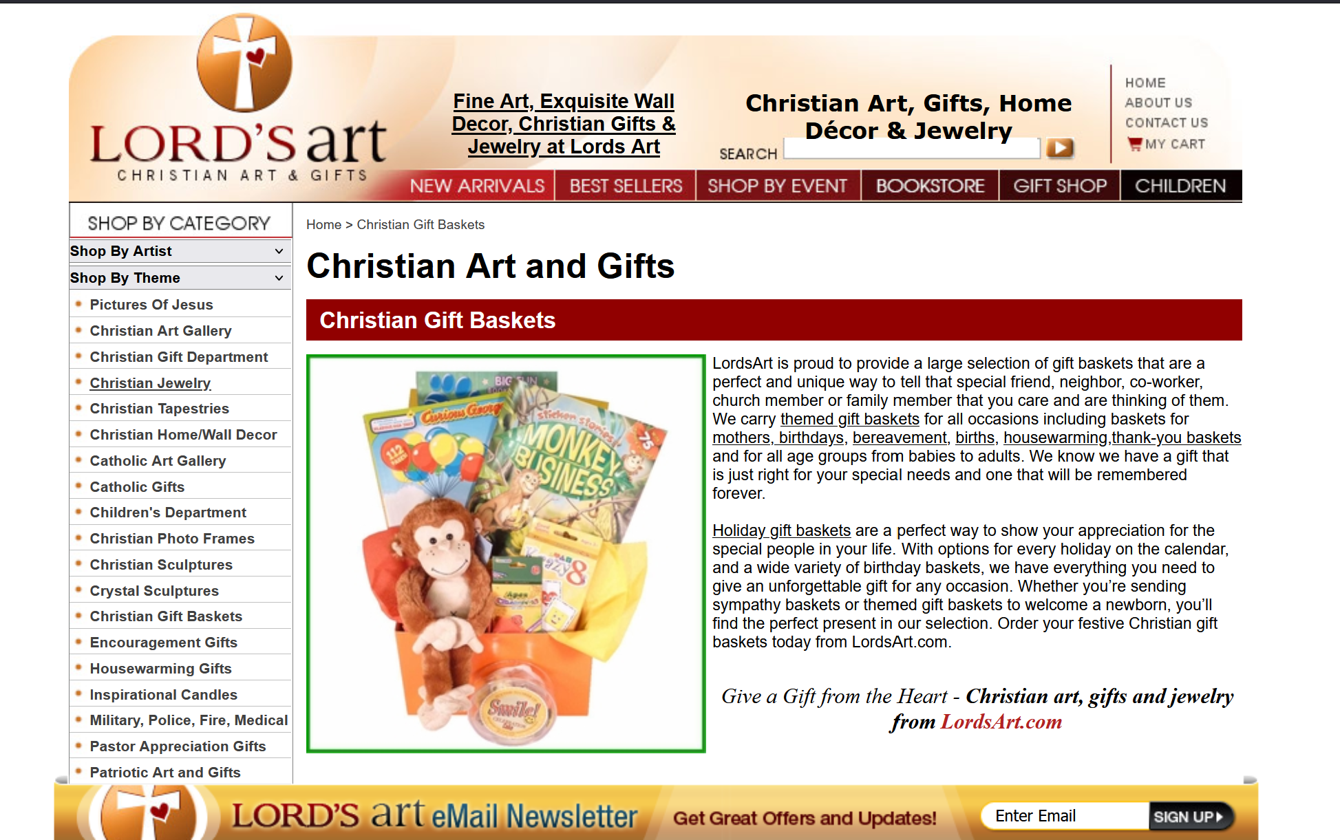 Original Lord's Art storefront before the redesign